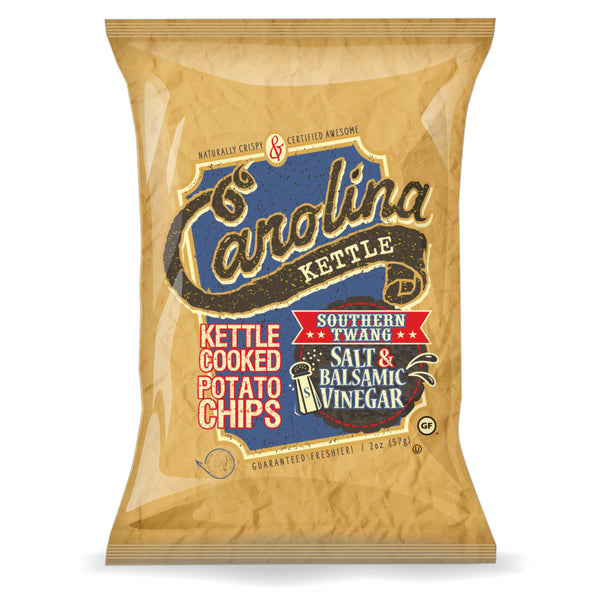 Case of 14 5 oz. Mama Gin Dill Pickle Kettle Cooked Potato Chips
