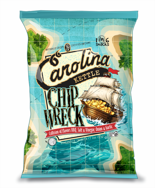 NEW! Case of 20-2 oz. bags Chip Wreck