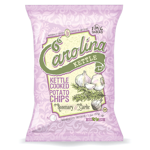 Case of 20-2 oz. bags Rosemary Garlic Kettle Cooked Chips
